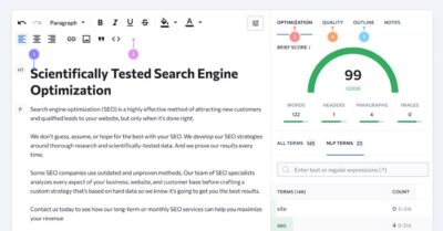 SE Ranking Content Editor