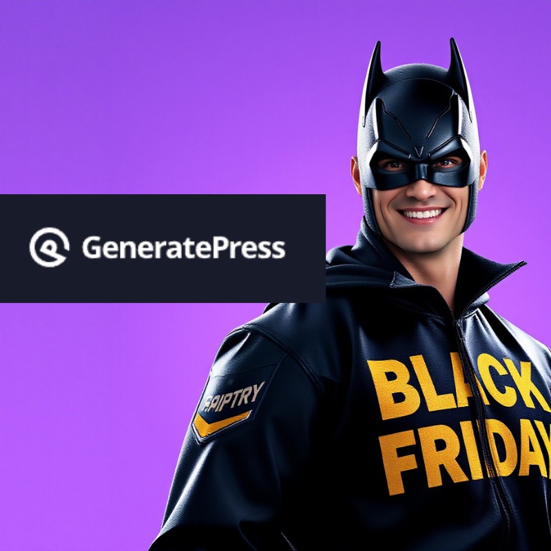 GeneratePress - Black Friday Deal 2024