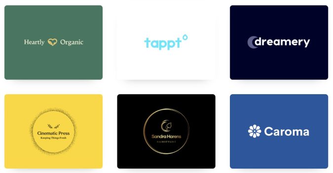 Logos - generiert mit Looka