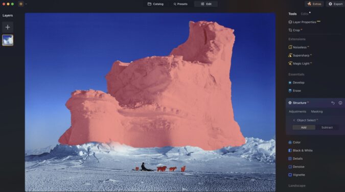 Objekte mit KI auswählen und maskieren