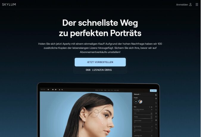 Skylum Aperty - KI-Portrait-Bildbearbeitung