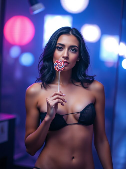 KI Model - schwarze Haare