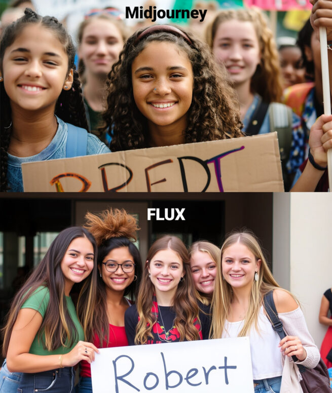 Flux versus Midjourney