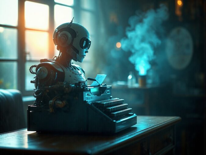 KI-Textgenerator Roboter