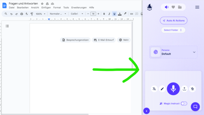 Wiz Write Chrome Erweiterung