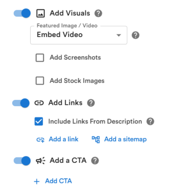 Bilder und Links einfügen
