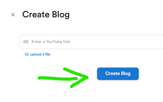 Blog aus Video erstellen
