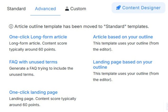 KI-Textfunktionen in NeuronWriter