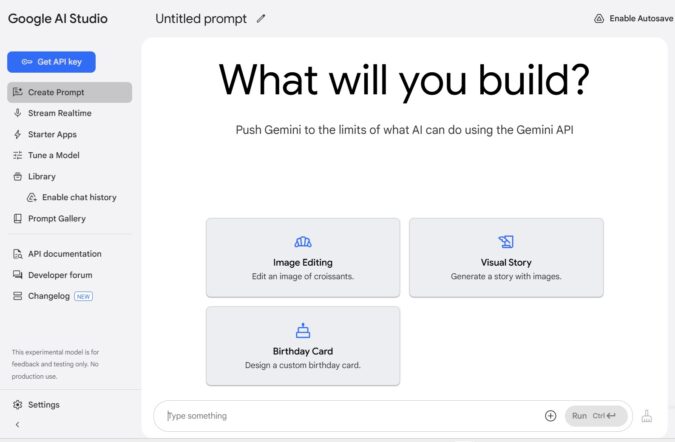 Google AI Studio