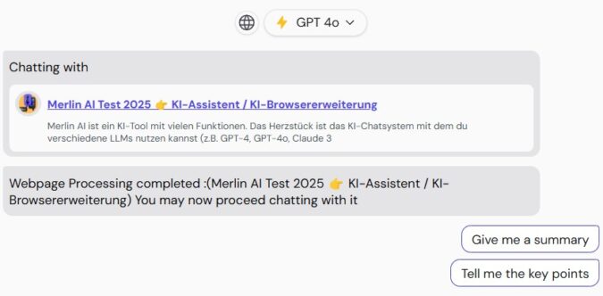 Mit Webseite chatten