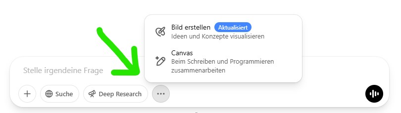 Bildgenerierung wählen