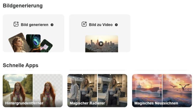 Genspark KI-Bildgenerierung