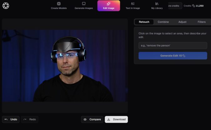 Modul für Bildbearbeitung mit KI
