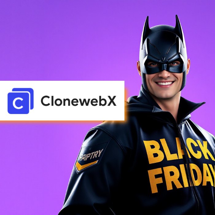 CloneWebX Black Friday Deal
