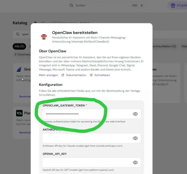 OpenClaw Gateway Token