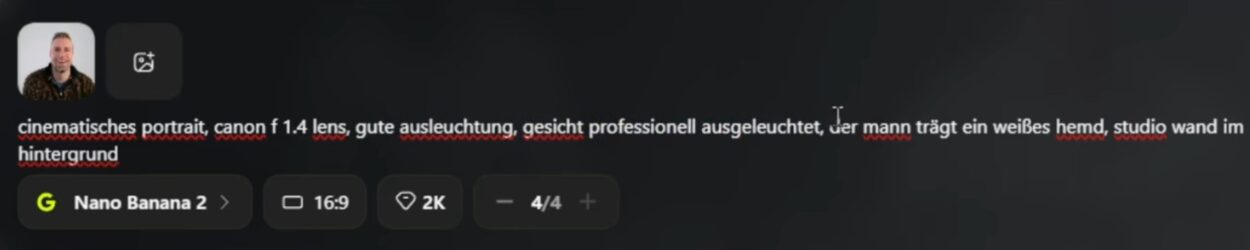 Fertiger Prompt + Einstellungen