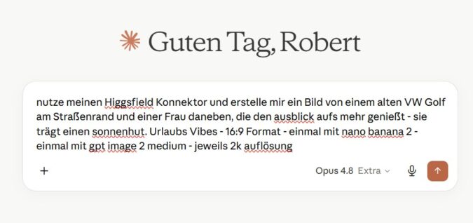 Bilder Prompt in Claude