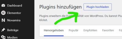 Plugin hochladen
